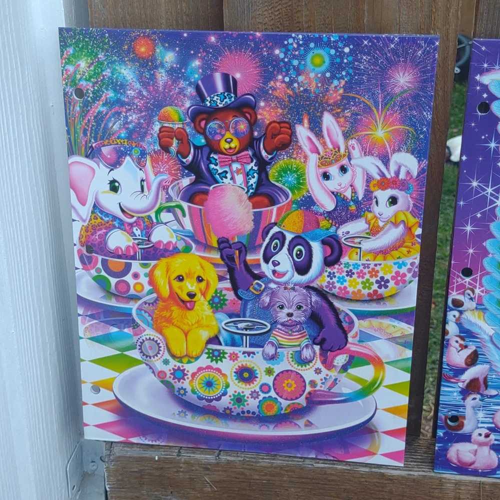 NEW Lisa Frank Folders Lot Of 2